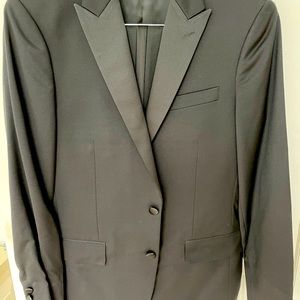 J Crew Slim Fit Ludlow Tuxedo, 38R, 33/30 Black